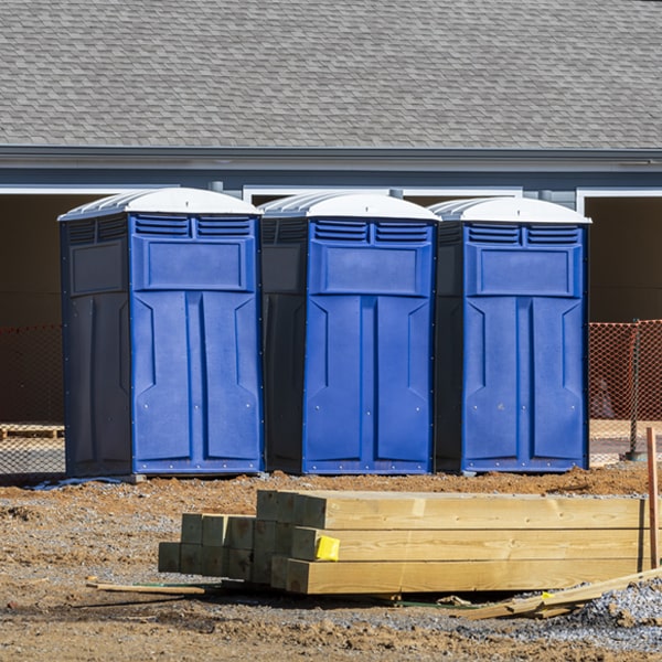 are there any restrictions on where i can place the porta potties during my rental period in Killingworth